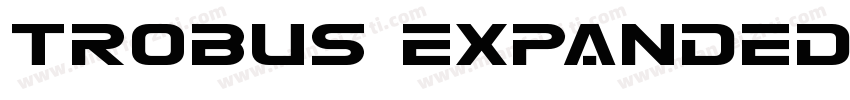 TROBUS EXPANDED字体转换